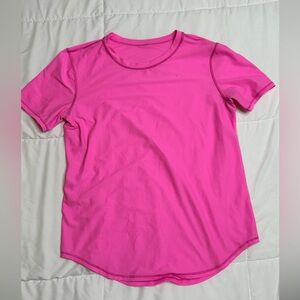 Hot pink lululemon Tshirt
